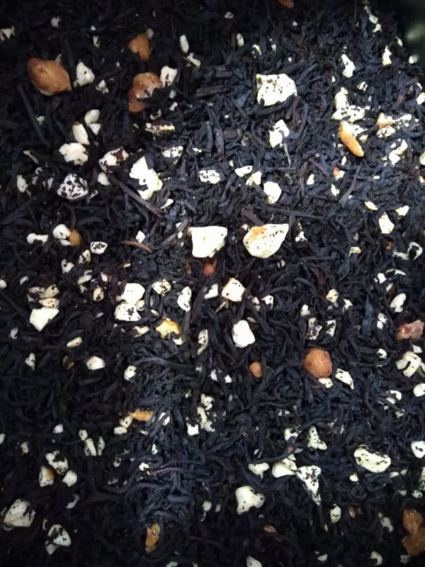 Nougat vanille chocolat Thé noir parfumé