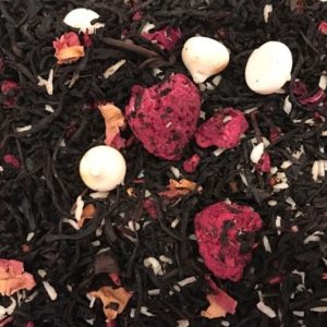 Meringue framboise Thé noir parfumé