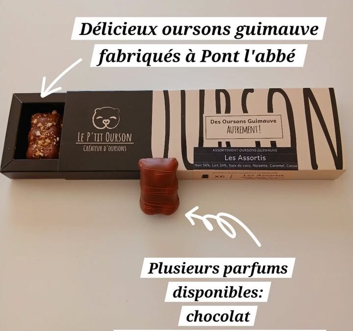 Découvrez nos délicieux oursons en guimauve, fabriqués avec amour à…