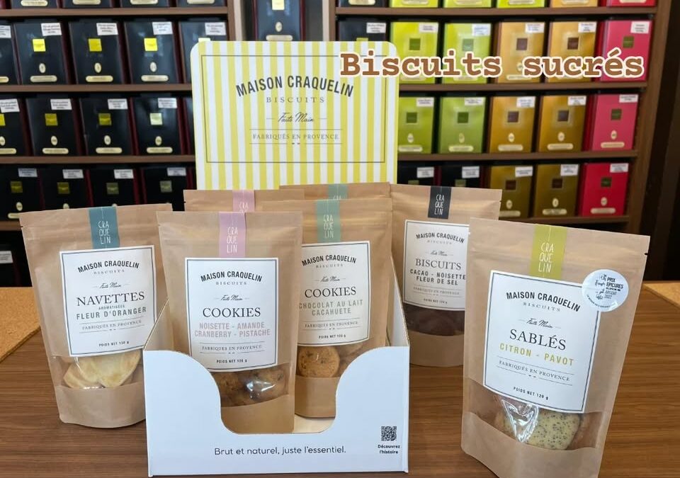 Decouvrez nos biscuits artisanaux sucres & sales…